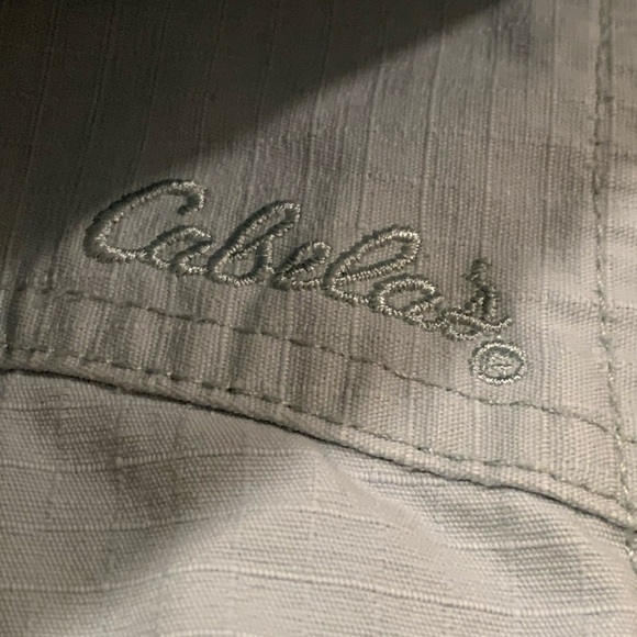 Cabelas Hooded Zip Up Jacket Womens Size Large Light Blue Lightweight - Picture 7 of 9